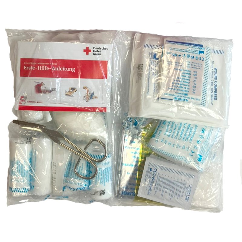 IWH car first aid kit, DIN 13164, red